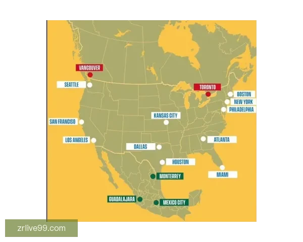 2026年世界杯将在三国举办 美国 加拿大 墨西哥联合承办盛会